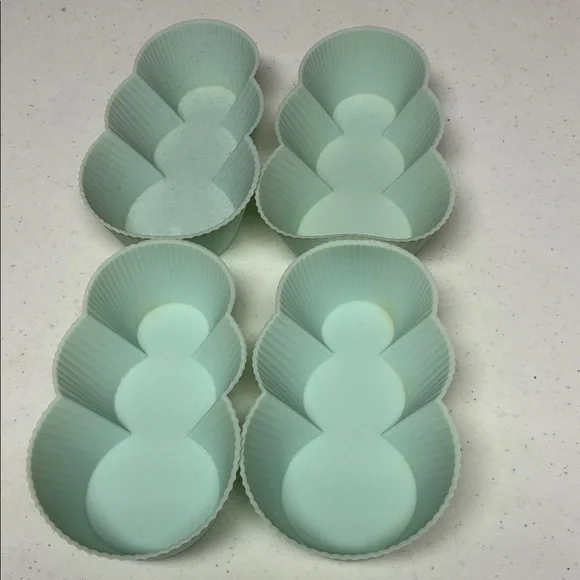 Set of Snowman Silicone Baking Molds - Picture 2 of 5